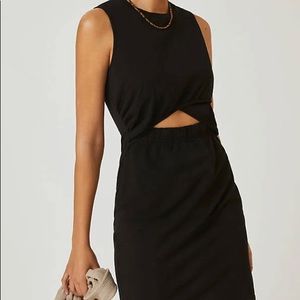 t.la black twist dress. Size small. Brand new with tags